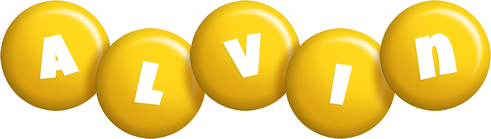 Alvin candy-yellow logo