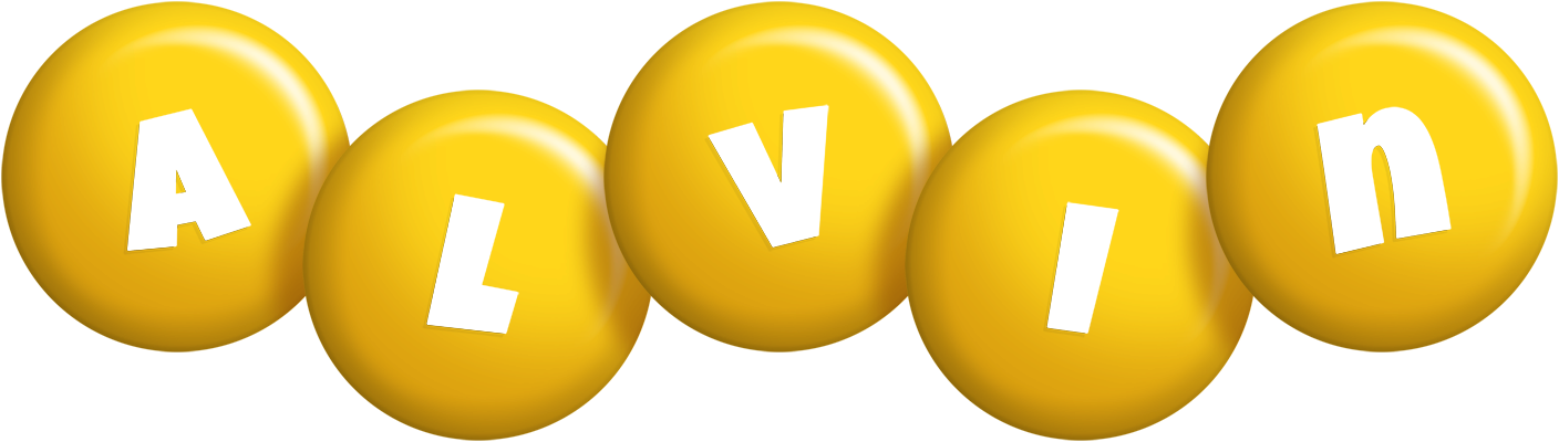 Alvin candy-yellow logo