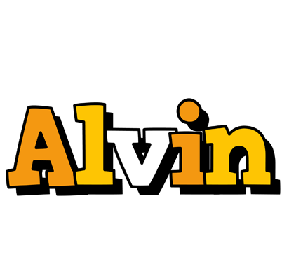 Alvin cartoon logo