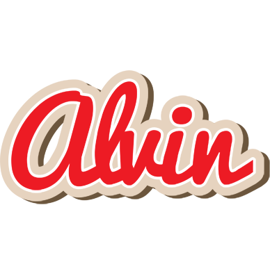 Alvin chocolate logo