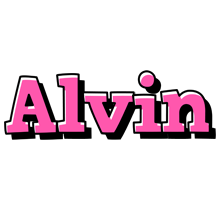 Alvin girlish logo