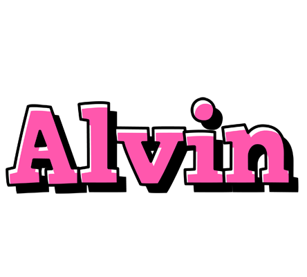 Alvin girlish logo