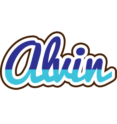Alvin raining logo