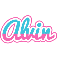 Alvin woman logo