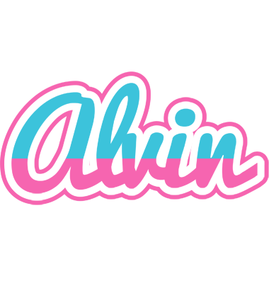 Alvin woman logo