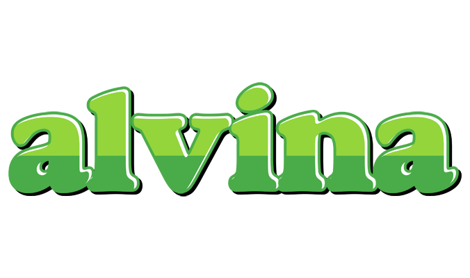 Alvina apple logo