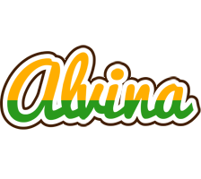 Alvina banana logo