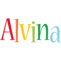 Alvina birthday logo