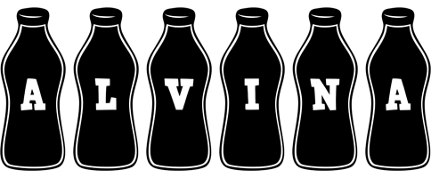 Alvina bottle logo