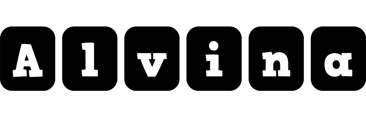 Alvina box logo