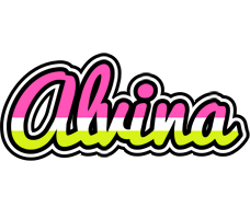 Alvina candies logo