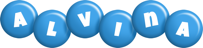 Alvina candy-blue logo