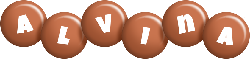 Alvina candy-brown logo