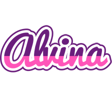 Alvina cheerful logo