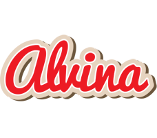 Alvina chocolate logo