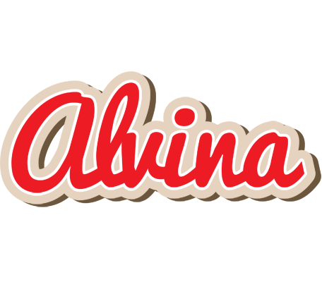 Alvina chocolate logo