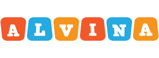 Alvina comics logo