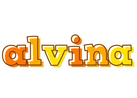 Alvina desert logo