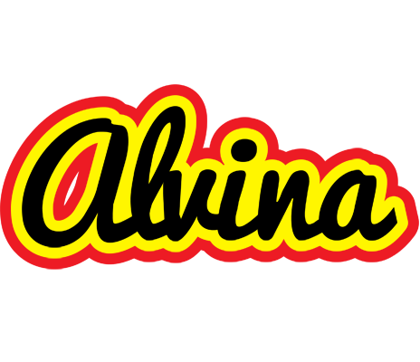 Alvina flaming logo