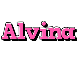 Alvina girlish logo