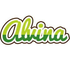 Alvina golfing logo