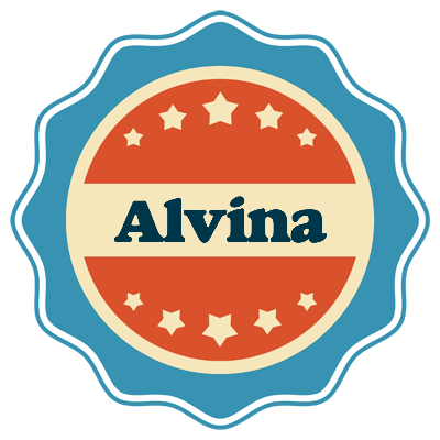 Alvina labels logo