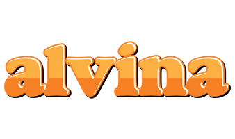 Alvina orange logo