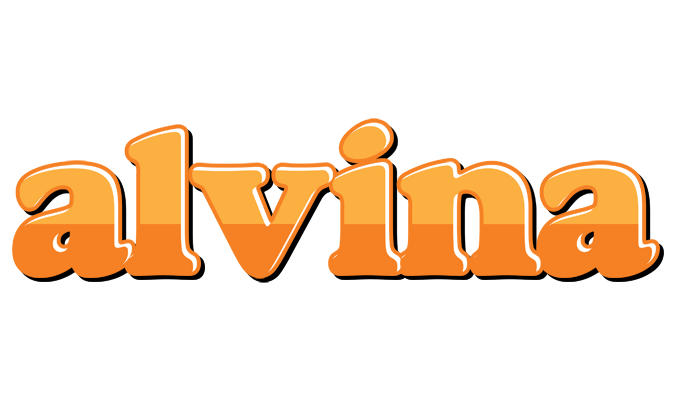 Alvina orange logo