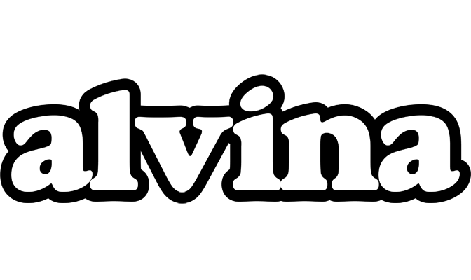 Alvina panda logo