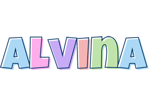 Alvina pastel logo