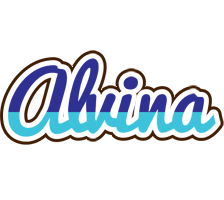 Alvina raining logo