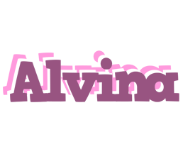 Alvina relaxing logo