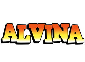 Alvina sunset logo