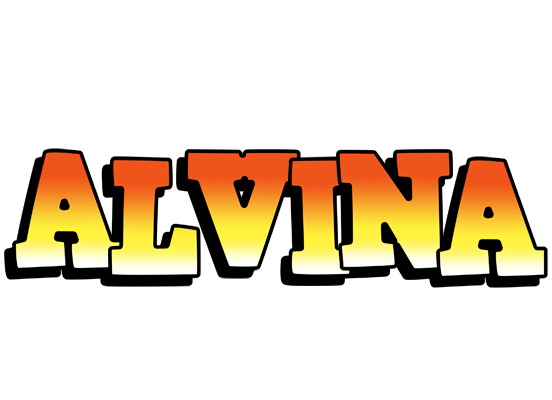 Alvina sunset logo