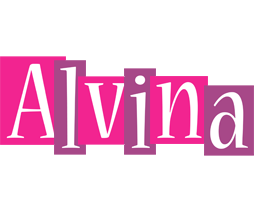 Alvina whine logo