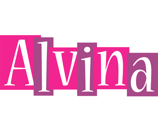 Alvina whine logo
