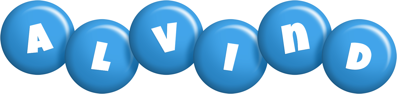 Alvind candy-blue logo