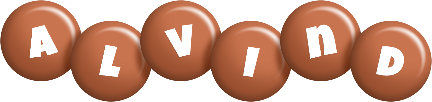 Alvind candy-brown logo