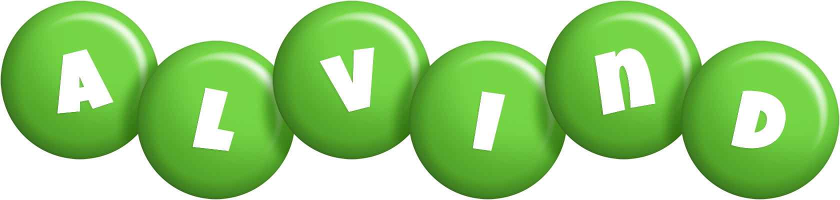 Alvind candy-green logo