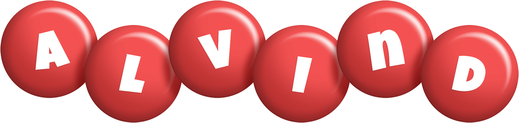 Alvind candy-red logo