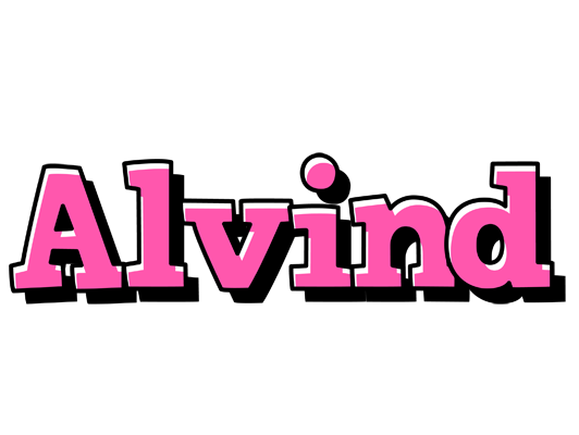 Alvind girlish logo