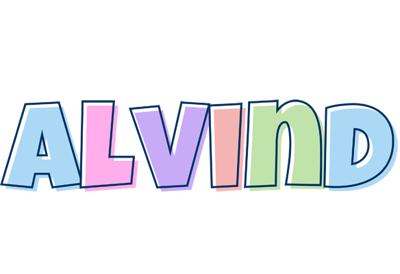 Alvind pastel logo