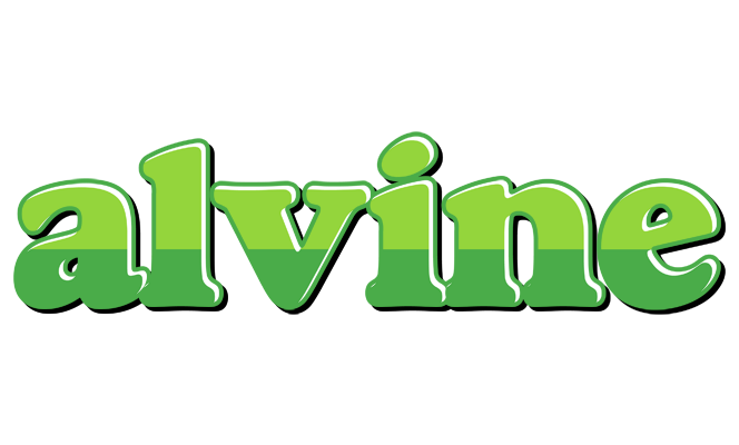 Alvine apple logo