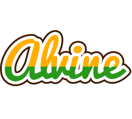 Alvine banana logo