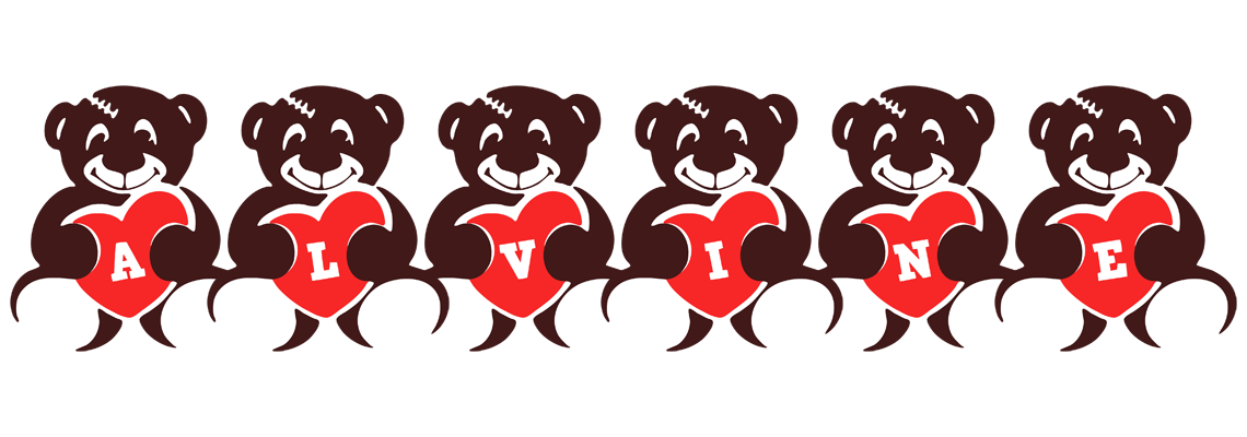 Alvine bear logo