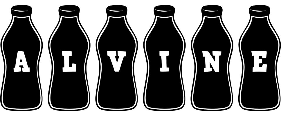 Alvine bottle logo