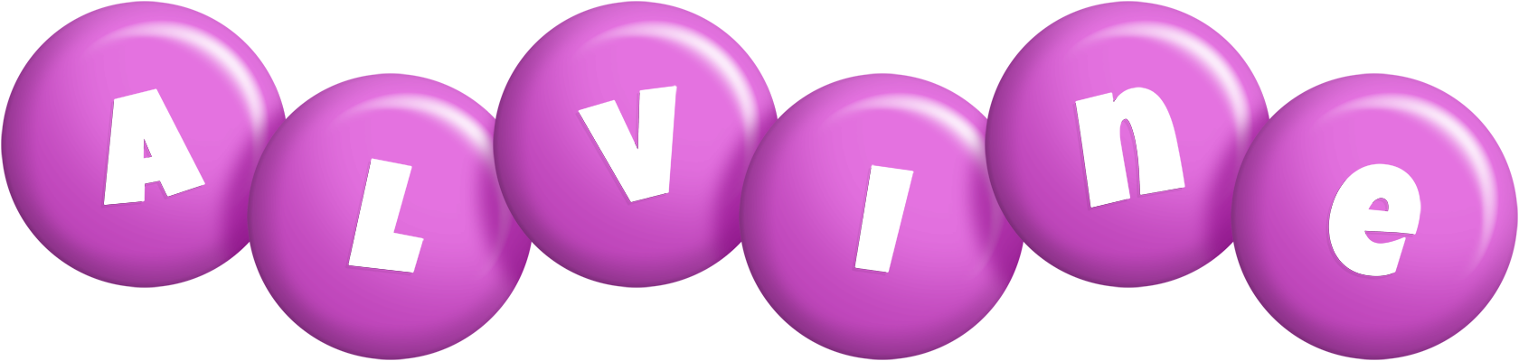Alvine candy-purple logo