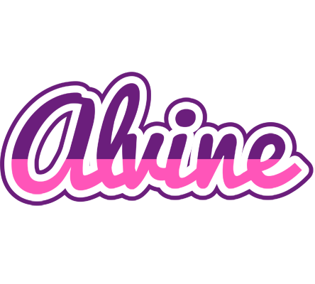 Alvine cheerful logo