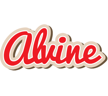 Alvine chocolate logo