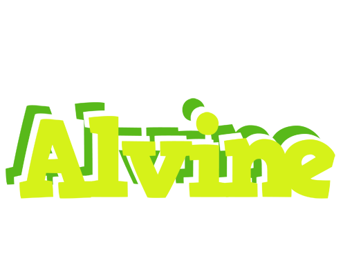 Alvine citrus logo